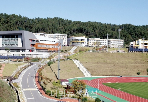 충북체육고등학교 전경