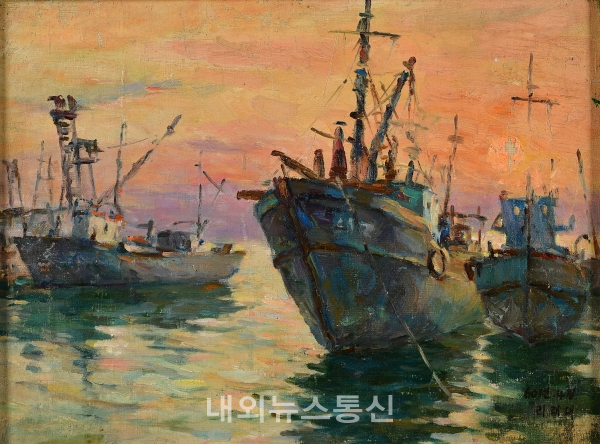 ▲ 대구 미술관에 기증된 21점 작품 중 이쾌대 작가의 '항구' ( 사진 = 대구미술관)