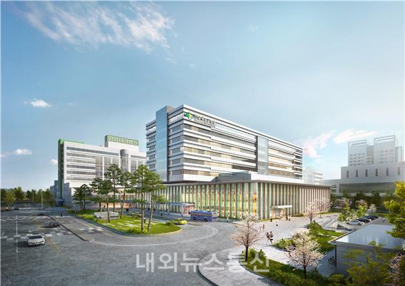 간삼건축(대표 김태집 )이 설계를 담당한 건양대병원 새병원 개원식을 개최하고, 정식 진료를 시작했다고 7일 밝혔다./사진제공=간삼건축