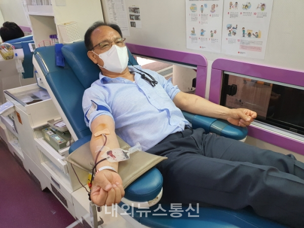 의정부시시설관리공단(이사장 임해명)은 지난 2일 의정부종합운동장에서 임직원 헌혈 캠페인을 실시했다(사진=의정부시설관리공단 제공)