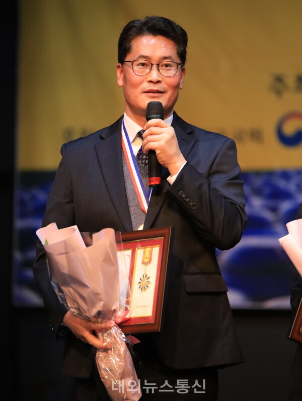 사진=공로상을 수상한 최형일 교수(촬영: 홍승환기자)