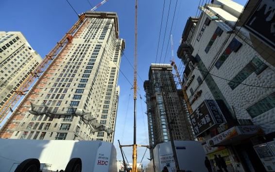 광주 서구 화정동 현대아이파크 신축 아파트 붕괴 사고 현장. 사진=naver포토