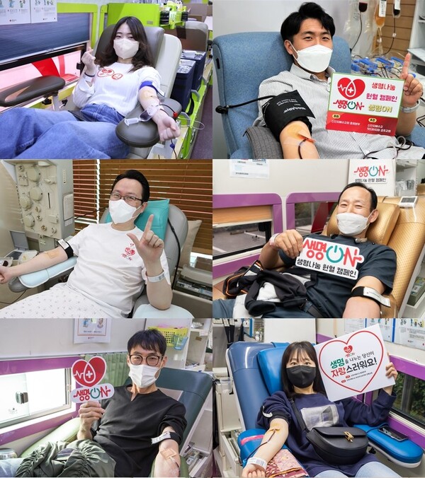 신천지예수교회가 지난달 18일부터 1일까지 생명나눔 헌혈 캠페인 생명ON을 진행해 총 1만 8천여명이 헌혈을 완료했다.(사진=신천지예수교회)