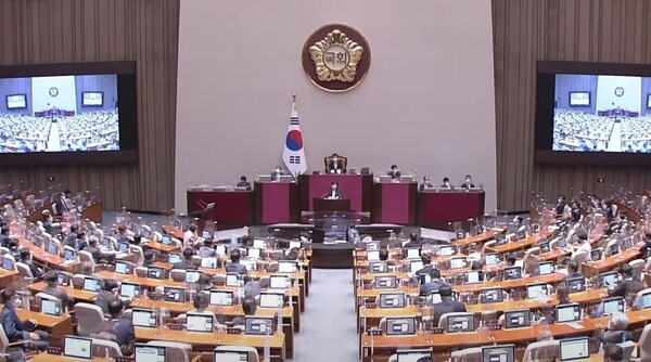 19일 국회 대정부질문. (사진=YTN뉴스 캡처)