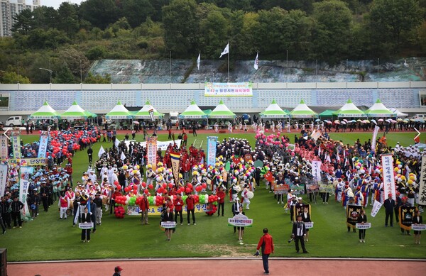 제42회 밀양시민체육대회 개최 모습(사진제공=밀양시)