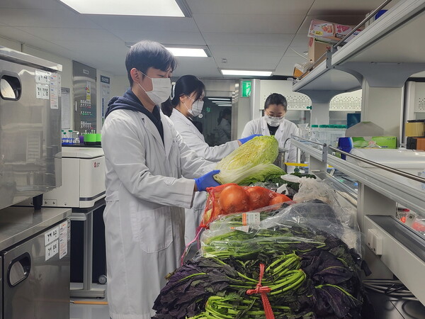 ▲농산물 잔류농약 검사(사진제공=광주광역시)